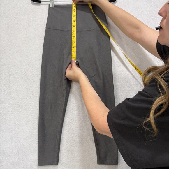 Beyond Yoga Leggings Womens Small Gray High Waist Stretch Activewear Made USA - Picture 3 of 10
